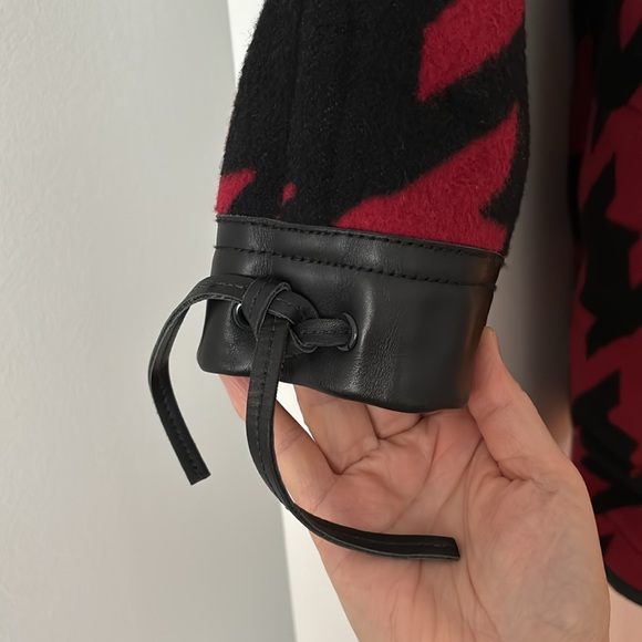 Coach Leather-Trimmed Hooded Coat. - Picture 4 of 16